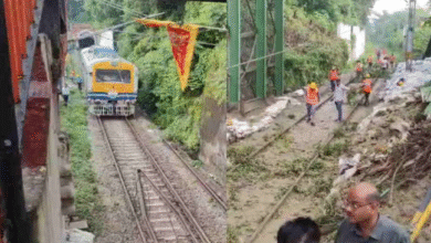 Photo of हरिद्वार: काली मंदिर टनल के पास हुआ भूस्खलन, मलबा गिरने से ट्रेनों की आवाजाही बंद