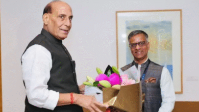Photo of रक्षा संबंधों को बढ़ावा देने सिडनी पहुंचे राजनाथ सिंह