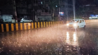 Photo of इंदौर में देर रात धुंआधार बारिश, कई निचले इलाकों में पानी भरा