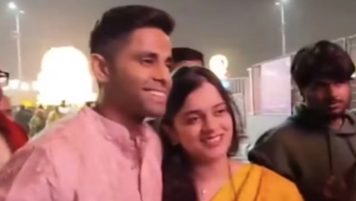 Photo of टी20 वर्ल्ड कप जीत की मन्नत मांगने तिरुपति मंदिर पहुंचे सूर्यकुमार यादव