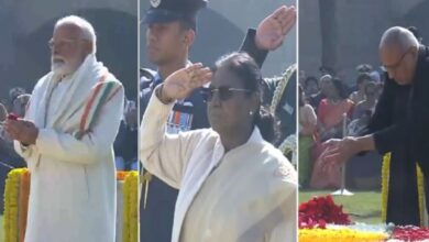 Photo of दिल्ली: राष्ट्रपति, पीएम मोदी ने गांधी जी की पुण्यतिथि पर दी श्रद्धांजलि