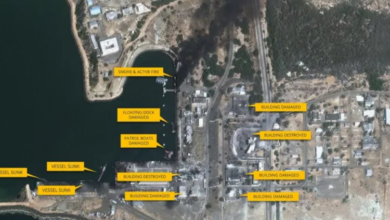 Photo of US-इजरायल ने ईरान के कोर्नाक नेवल बेस पर किया हमला, 3 जहाज डूबे; कई इमारतें तबाह