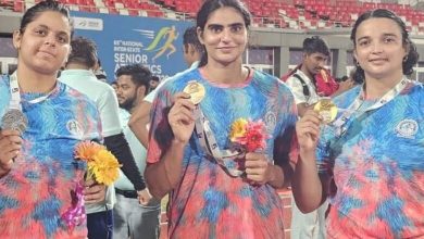 Photo of डिस्कस थ्रो में हरियाणा की बेटियों का दबदबा, भुवनेश्वर नेशनल चैंपियनशिप में जीते तीनों पदक