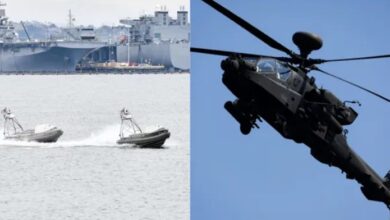 Photo of होर्मुज में क्रैश अपाचे हेलीकॉप्टर के क्रू को अमेरिका ने सी-ड्रोन से किया रेस्क्यू